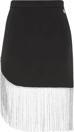 Philipp Plein Short Skirt Fringe
