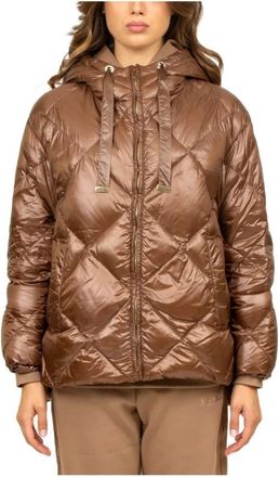 Max Mara Gewatteerde Camel Down Jas - Dames - Gewatteerde jassen - Bruin - M - Jassen