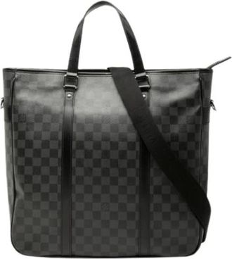 Louis Vuitton Pre-owned Tote Bags, male, Black, Size: ONE SIZE Pre-owned Vintage Tote Bag