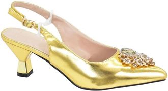 Generic Women Rhinestone Decoration Matching Shoes and Bag Set Wedding Party Suit Italian Style