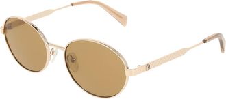 Liu Jo LJ163S 731 Womens Sunglasses Gold Size 55