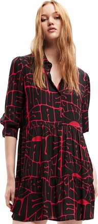 Desigual Womens Vest_CIRA, 3001 Strawberry Casual Dress, red, S