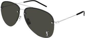 Saint Laurent Sunglasses, unisex, Gray, 59 MM, Classic 11 M 007 Sunglasses