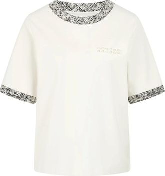 Marc Cain Mujer, Camisetas, Blanco, Talla: 3XL