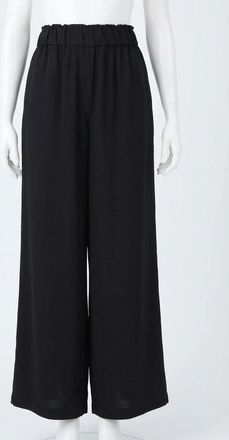 Z Supply Isolde Wide Leg Satin Pant In Black