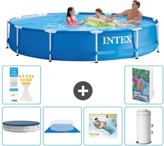 Intex Piscina Con Estructura Redonda - 366x76 Cm - 7-piezas S148
