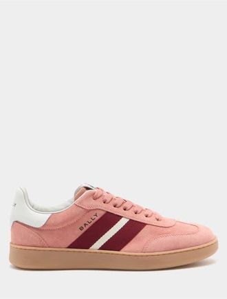 Bally Suede Retro Crest Sneaker in Pink at Nordstrom, Size 38.5
