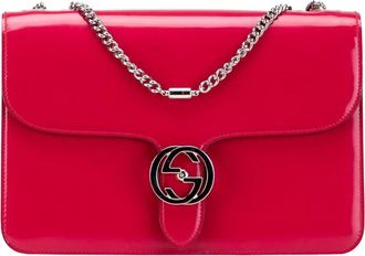Gucci Pre-owned Cross Body Bags, female, Red, Size: ONE SIZE Pre-owned Classic Shoulder Bag
