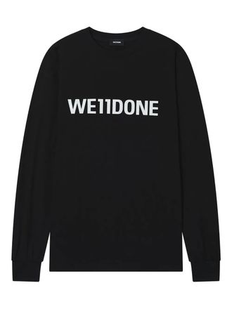 We11done T-shirt con logo - Nero