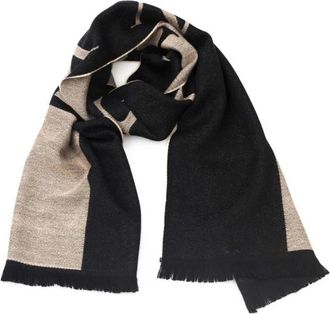 Philipp Plein Logo Stola Sjaal - Heren - Sjaals - Veelkleurig - ONE Size - Wol - Accessoires