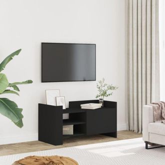 vidaXL Vidaxl - Mobile Porta tv Nero 80x35x40 cm in Legno Multistrato