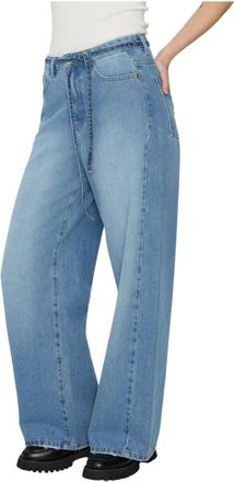 N&uuml;mph Nubrooklyn Jeans - Dames - Loose Fit Jeans - Blauw - XS - Katoen - Jeans