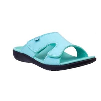 Spenco Kholo Brite SP1240 Sandals Womens Turquoise Slip On Slide Hawk3318