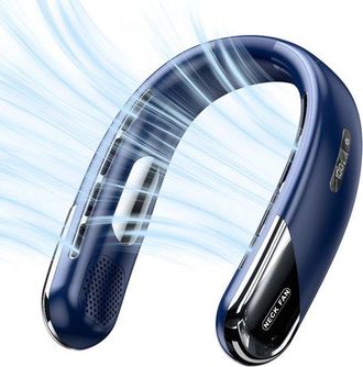 OEM Ventilador Port&aacute;til Personal Para El Cuello, 2400 Mah, Sin Aspas, Para Llevar Alrededor Del Cuello, Manos Libres, Recargable, Ideal Para Viajes