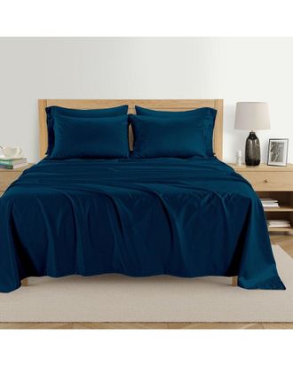 Kathy Ireland 1000 Thread Count Egyptian Cotton Rich Sheet Set - Blue