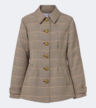 Veronica Beard Severine Prince of Wales check jacket