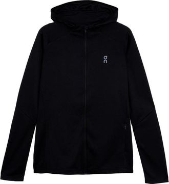 On Climate Zip Hoodie Laufjacke für Damen | schwarz