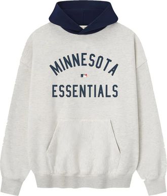 Fear of God x MLB Twins hoodie met logo - Grijs