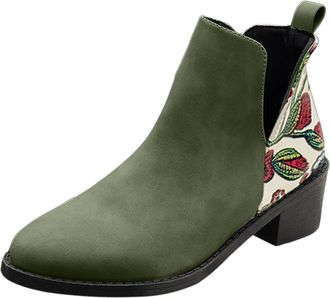 Generic 2026 Plus Size Women Womens Autumn and Winter Fashion Wellies Ankle Boots Suede Leather Cold Weather Country Walk Walking Lightweight Grip Sole Hiking