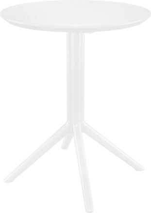 Clp Mesa Plegable Sky Blanco Redonda
