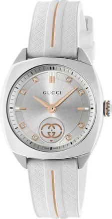 Gucci Interlocking Ya 142512 29mm Ladies Watch - Dames - Horloges - Grijs - ONE Size - Accessoires