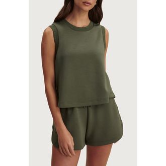 Varley Shea Crop Tank in Thyme at Nordstrom, Size X-Large