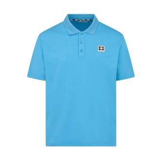Aquascutum Polo Shirts, male, Blue, Size: 3XL Polo Shirt