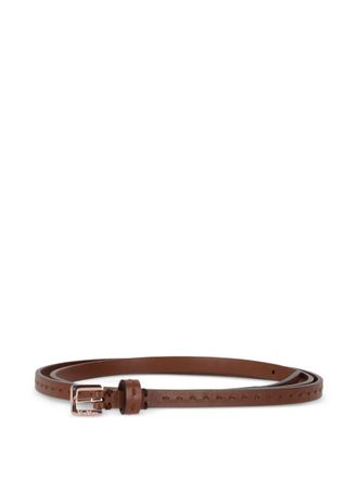 Max Mara buckle-detail belt - women - Bos Taurus - S - Brown