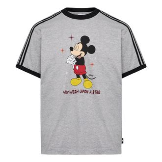 adidas x Disney Mickey Mouse Wish T-Shirt Asia Sizing Grey KT7775
