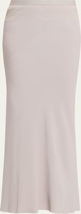 Rick Owens Silk Bias Midi Skirt