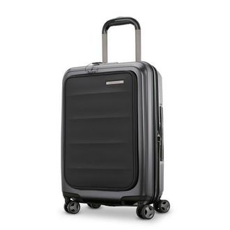 Samsonite Octiv Front Pocket Pro 21 Inch Carry On Spinner in Stealth Black at Nordstrom