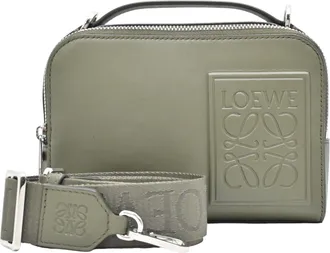 Loewe Khaki Leather Shoulder Bag (Pre-Owned)