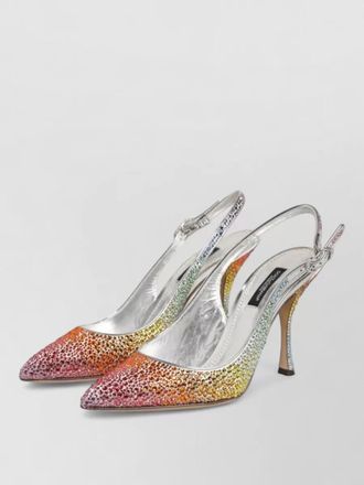 Dolce & Gabbana sequin slingback pumps