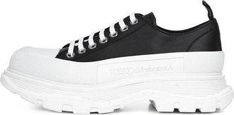 Alexander McQueen Tread Slick Lace-Up Black 627225WHZ621071