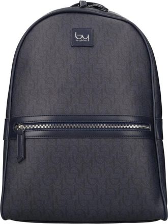 Byblos Backpack van imitatieleer - Heren - Rugzakken - Blauw - ONE Size - Leer - Tassen