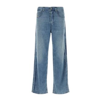 Diesel Wide Jeans, male, Blue, Size: W30 2001 D-Macro Jeans