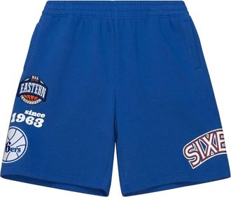 Mitchell & Ness Shorts Philadelphia 76ers Royal Team Origins - Blu