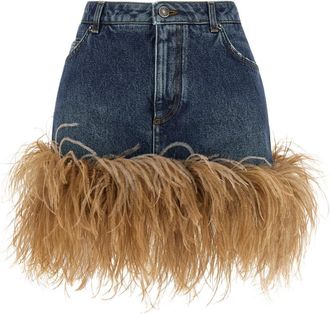 Dolce & Gabbana Blue Denim Skirt