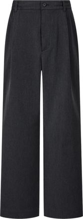 TOMBOY Geplooide broek met riemlussen - Grijs