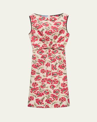 Prada Floral Soft Poplin Dress