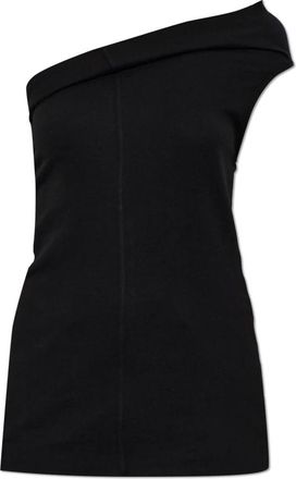 Rick Owens Katoenen T-shirt - Dames - Blouses - Zwart - S - Katoen - Overhemden