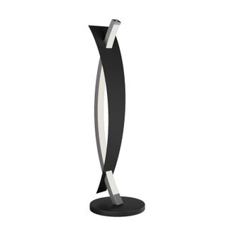 Lucande L&aacute;mpara De Mesa Led marija En Negro Metal - Lucande