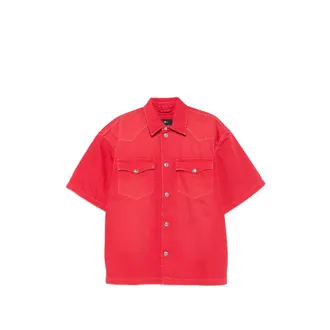 7 For All Mankind Logo-patch Short-sleeve Overshirt