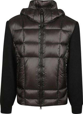 C.P. Company D. D. Shell Padded Quilted Hooded Wool Jacket