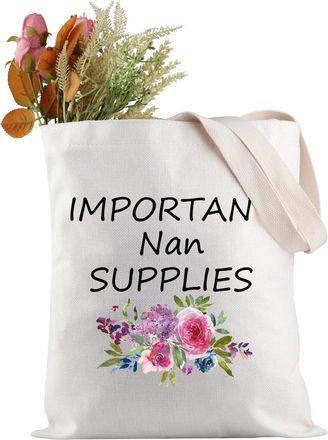 Generic Important Nan Supplies Tote Bag Nan Birthday Gift Nan Gift Nan Mothers Day Gift (Nan Supplies Tote EU)