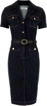 Self Portrait Denim Midi Dress