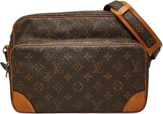 Louis Vuitton Pre-owned Monogram Schoudertas - Dames - Vintage Schoudertas - Bruin - ONE Size - Leer - Vintage