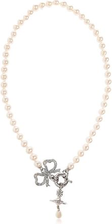 Vivienne Westwood Rigoberta Halsketting - Dames - Kettingen - Beige - ONE Size - Accessoires