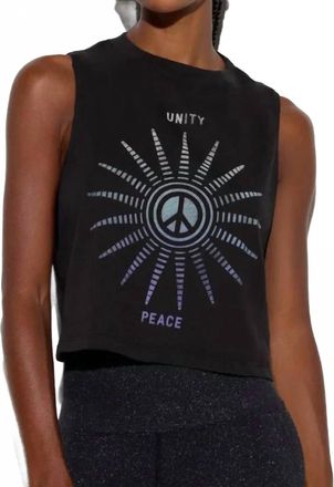 Spiritual Gangster Spirit Crop Tank In Emit Peace