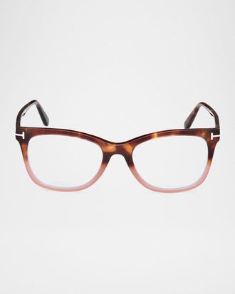 Tom Ford Blue Light Blocking Acetate Square Glasses